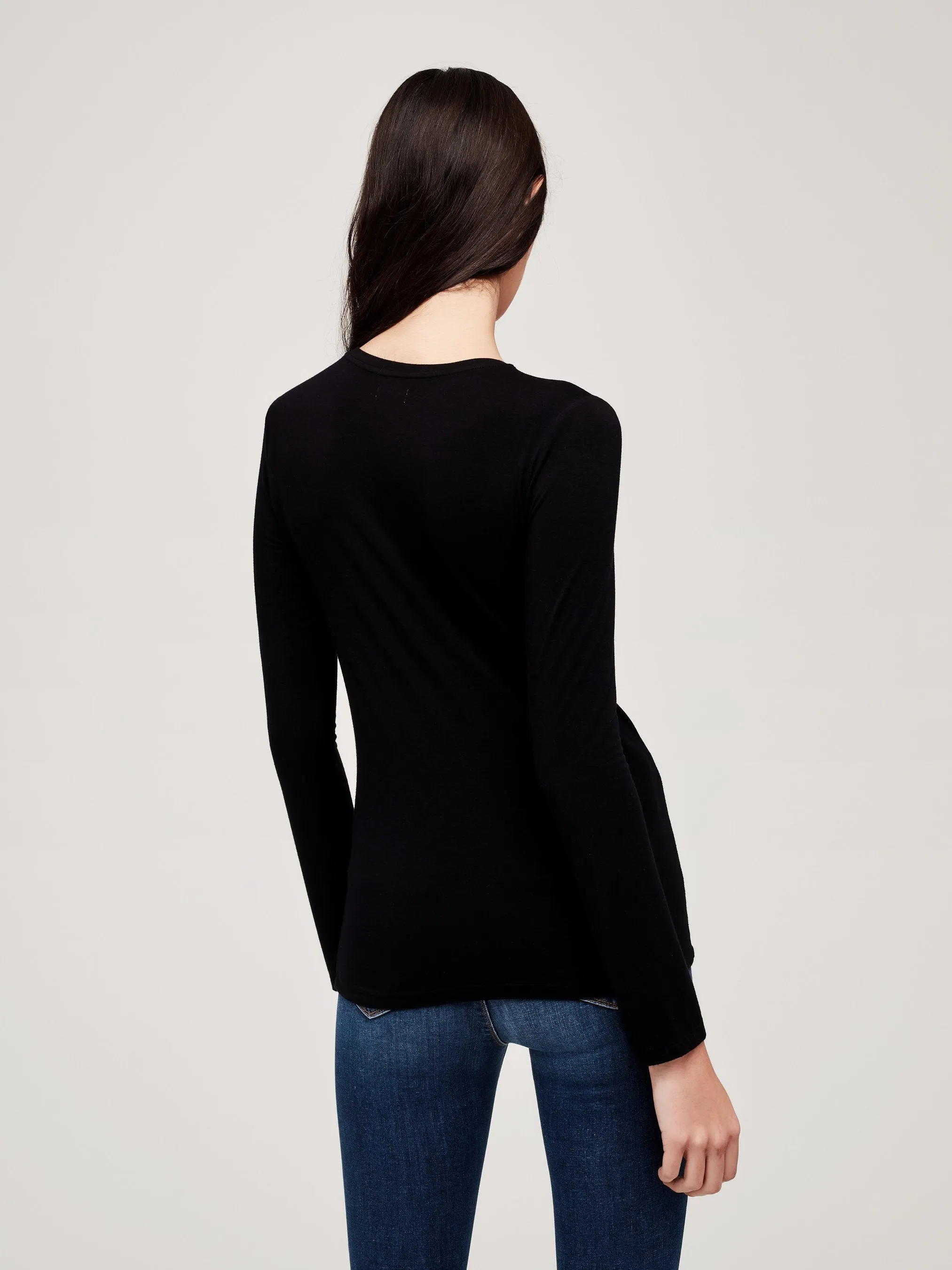 L'AGENCE TESS CREW NECK LONG SLEEVE