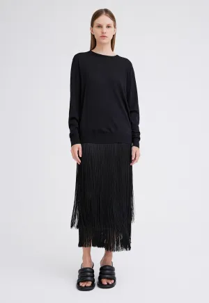 Layton Merino Wool Sweater - Black