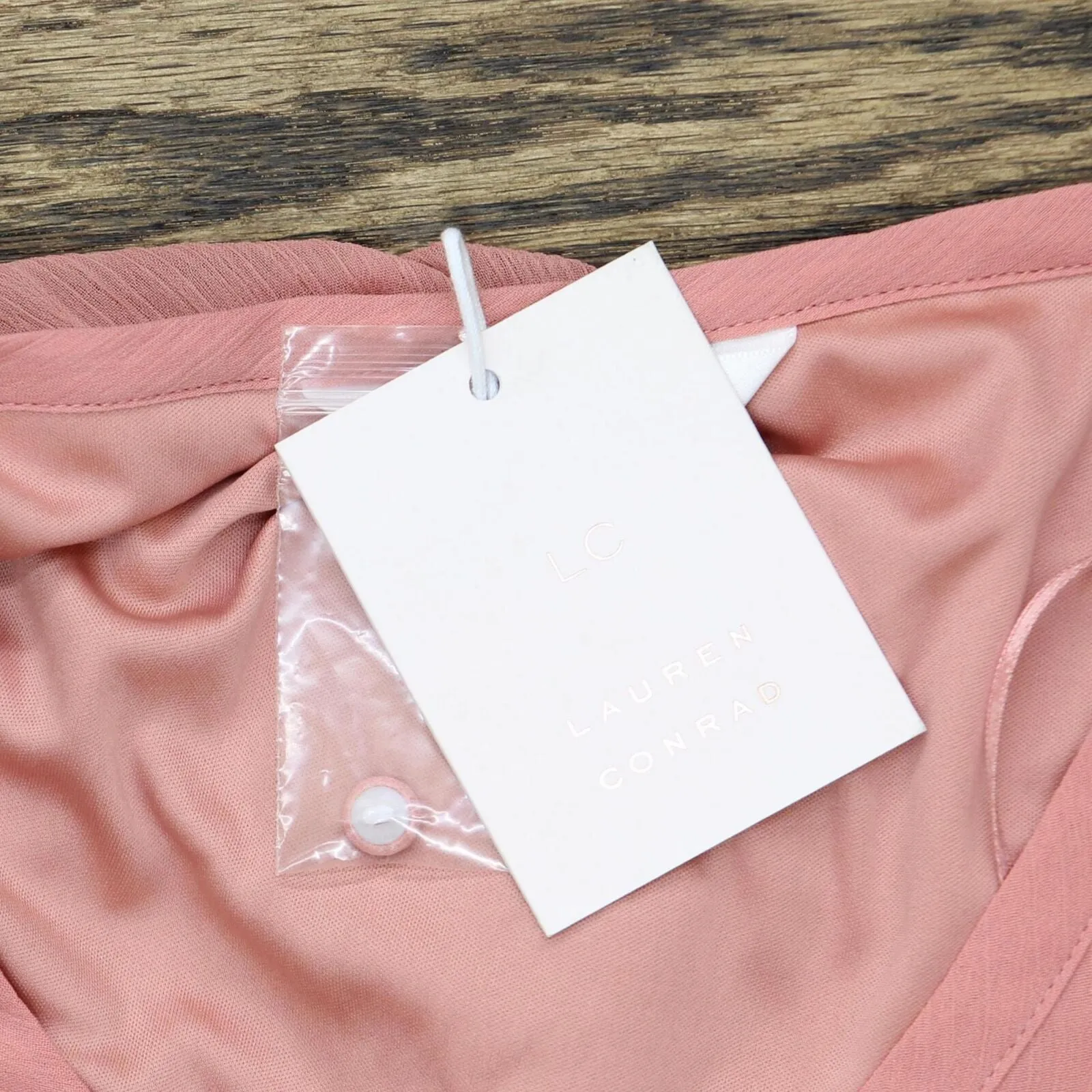 Lc Lauren Conrad Women's Chiffon Peasant Blouse WL23W022RS1