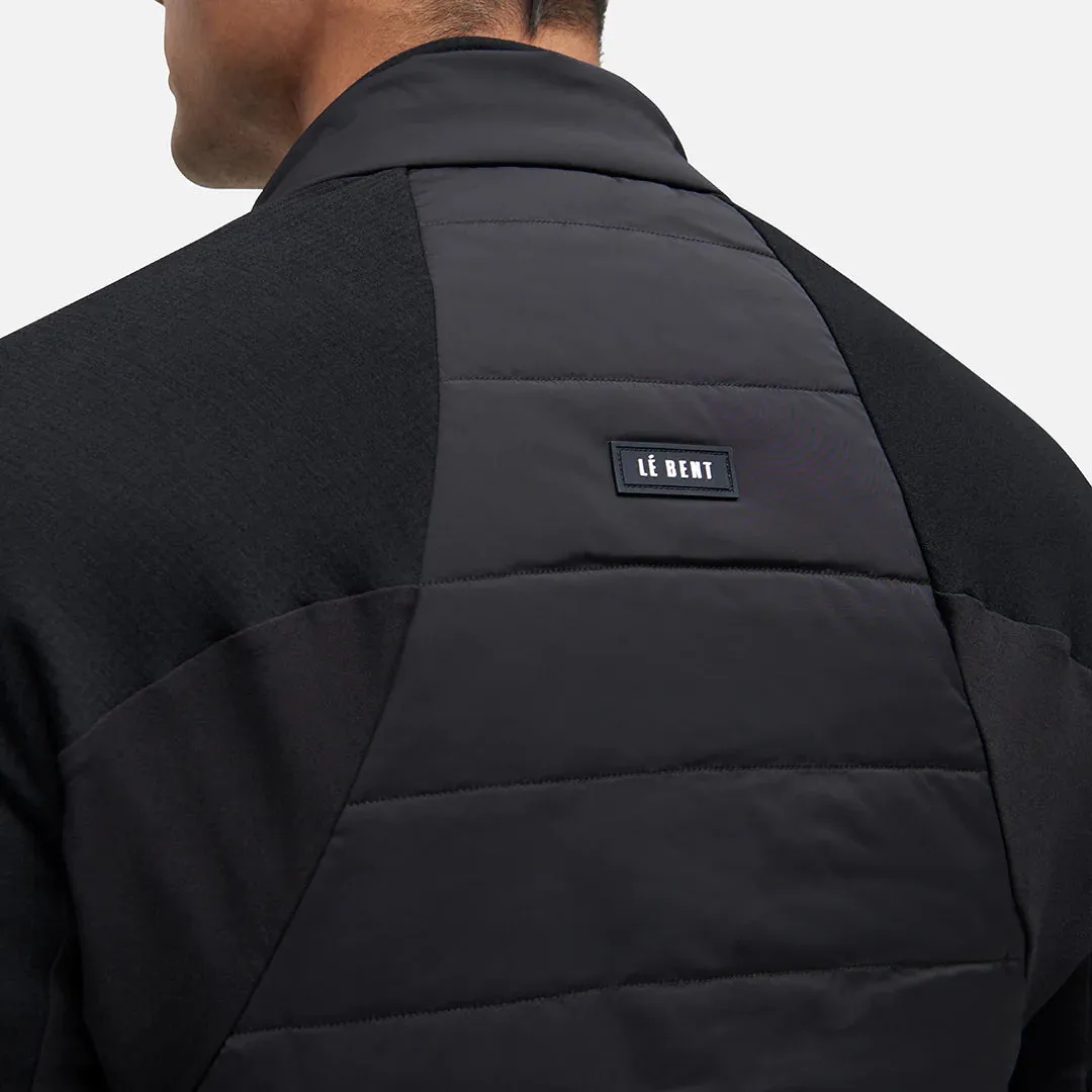 Le Bent Pramecou Wool Insulated Hybrid Mens Jacket Black