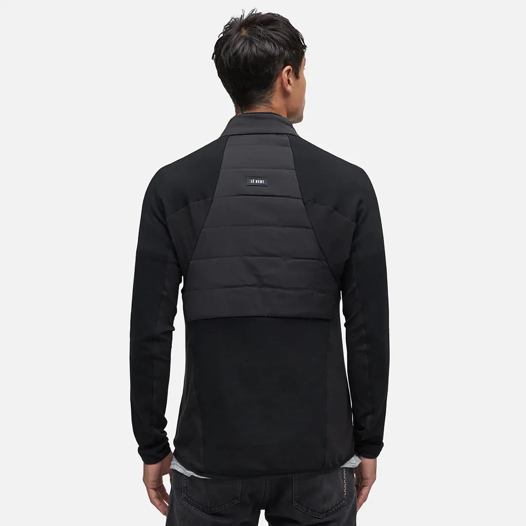 Le Bent Pramecou Wool Insulated Hybrid Mens Jacket Black