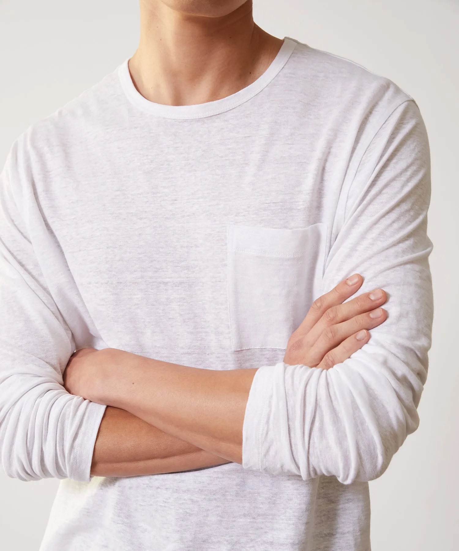 Linen Jersey Pocket Tee