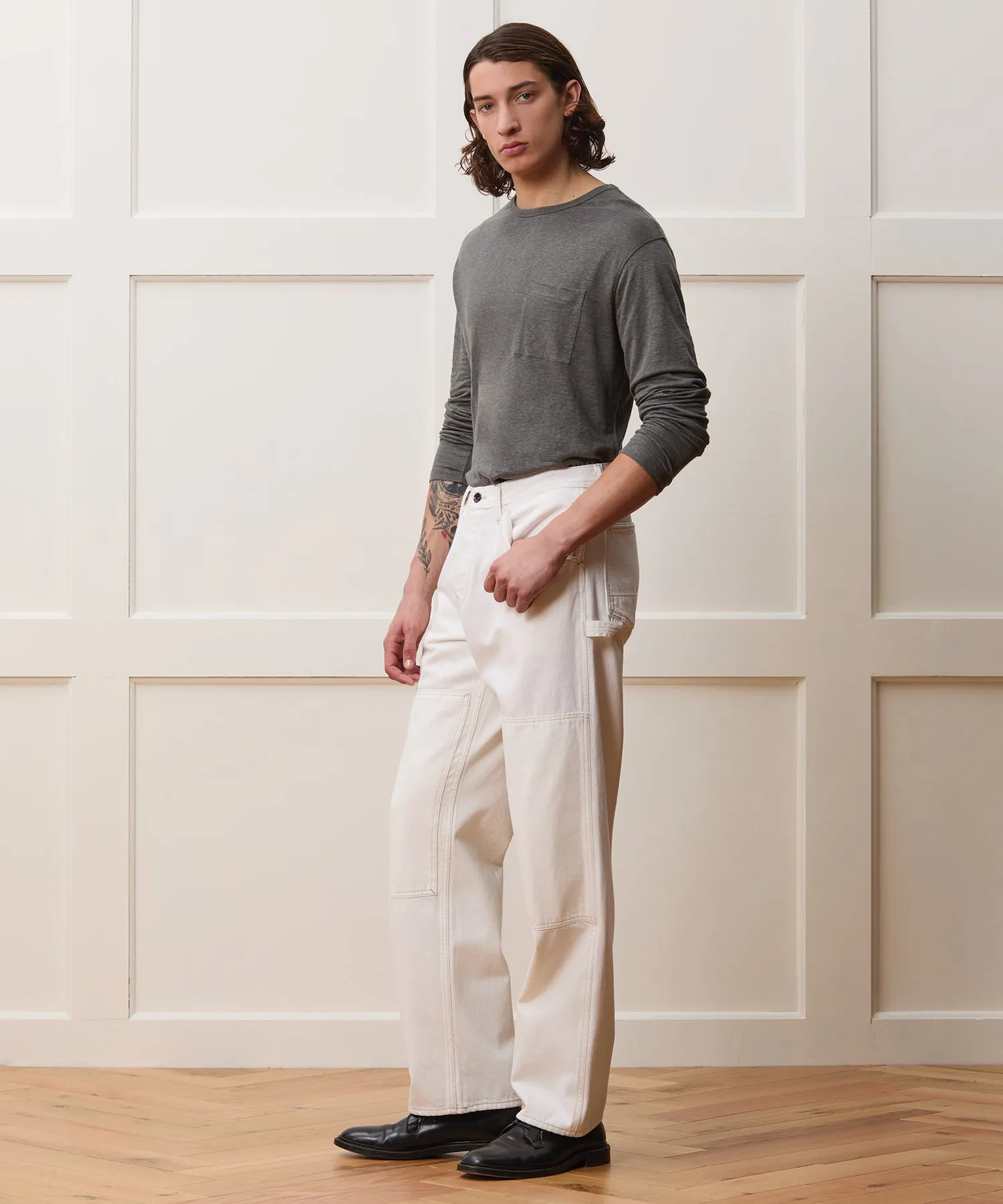 Linen Jersey Pocket Tee