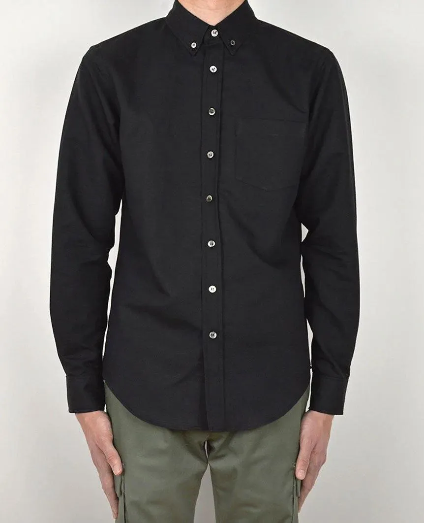 Linen L/S Black Shirt