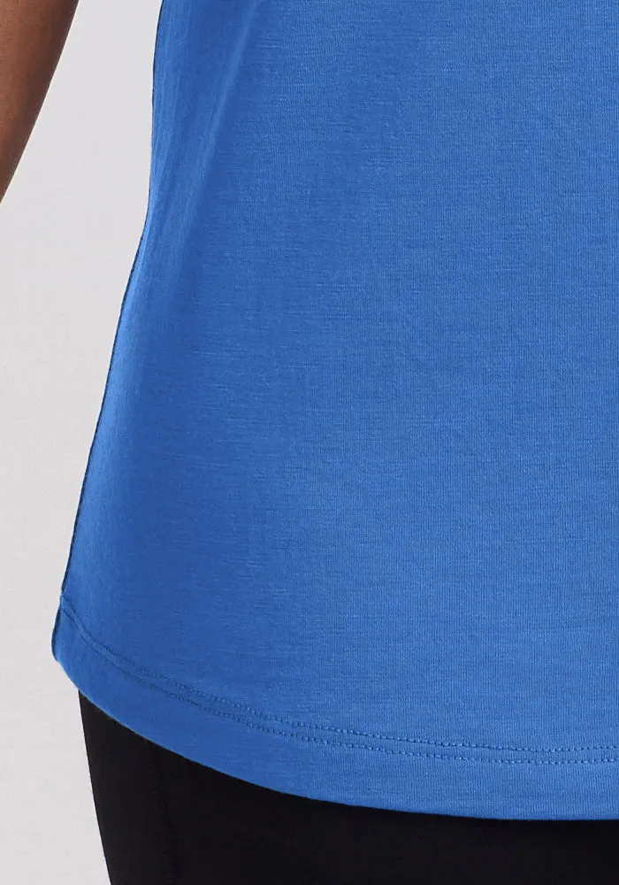 Liza Crew Neck Tee - Blue Gelato