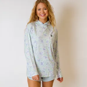 Local Girl Heather Blend Hoodie in Mint