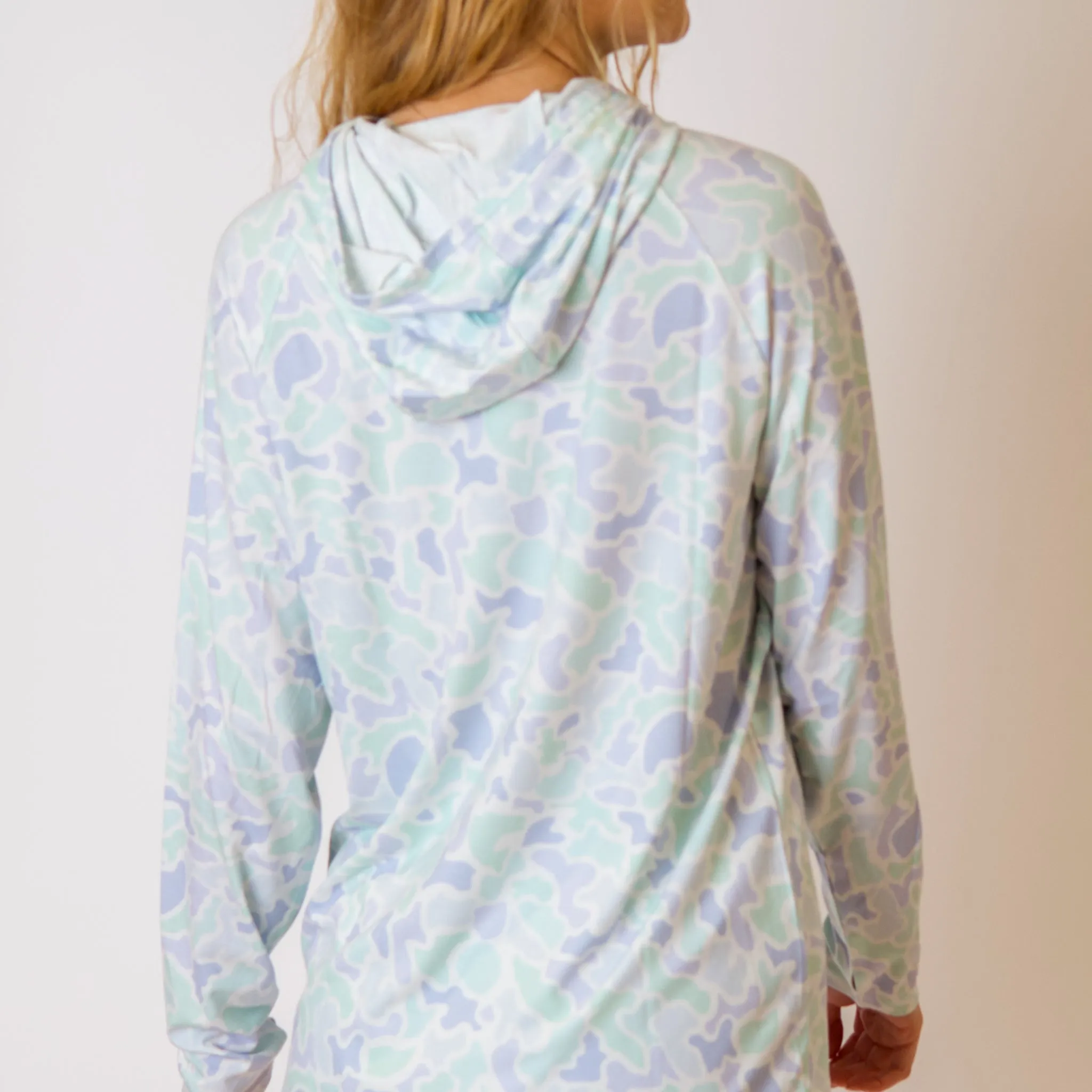 Local Girl Heather Blend Hoodie in Mint