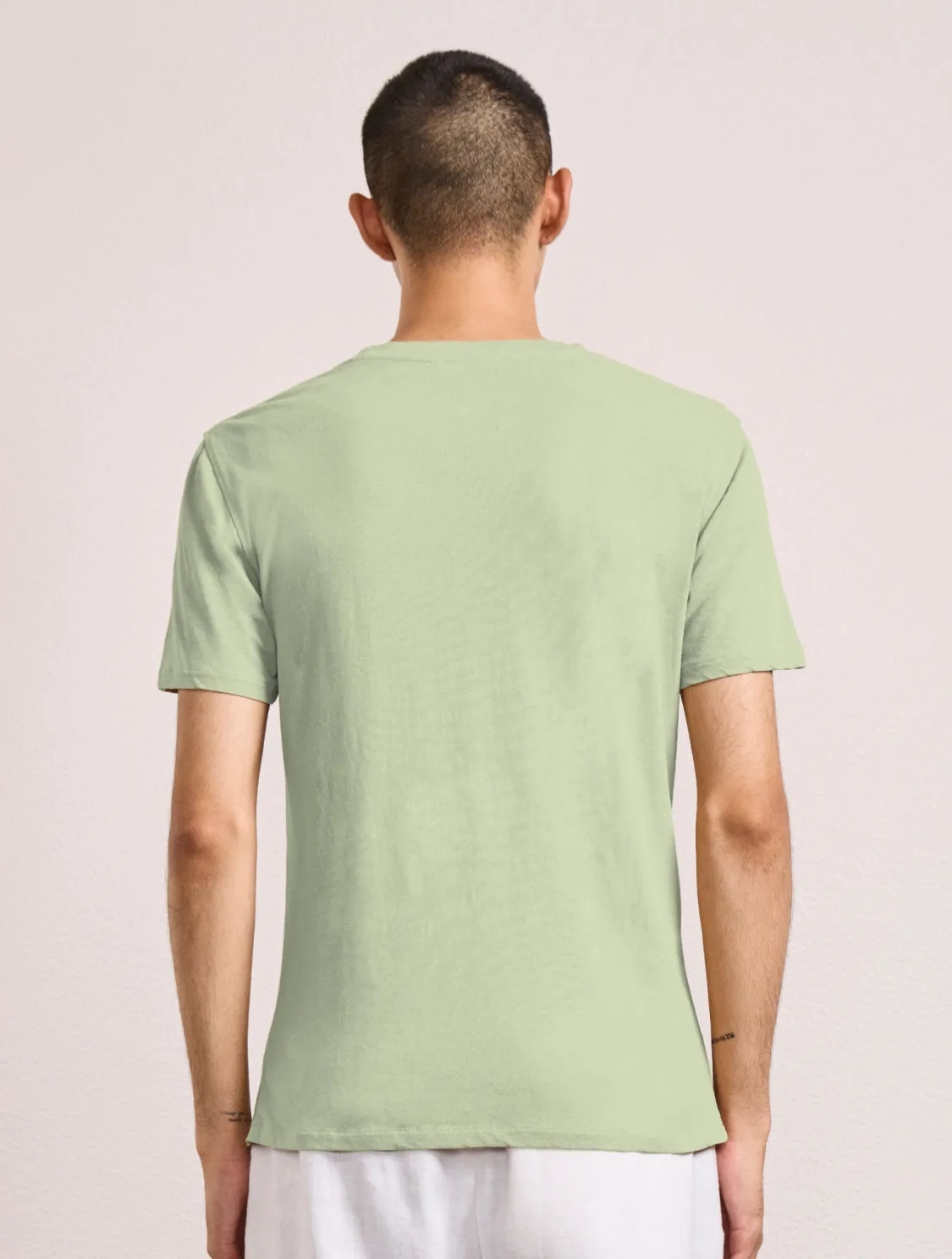 LUCIO LINEN-COTTON T-SHIRT