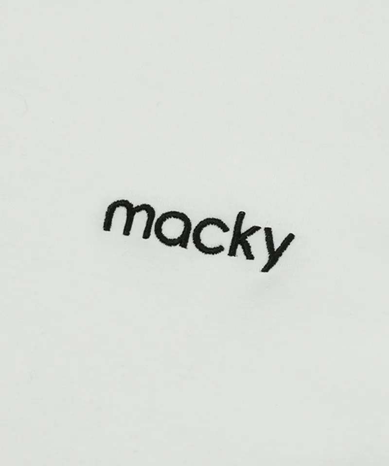 MACKY Golf: Basic Spring Inner T-Shirt - White