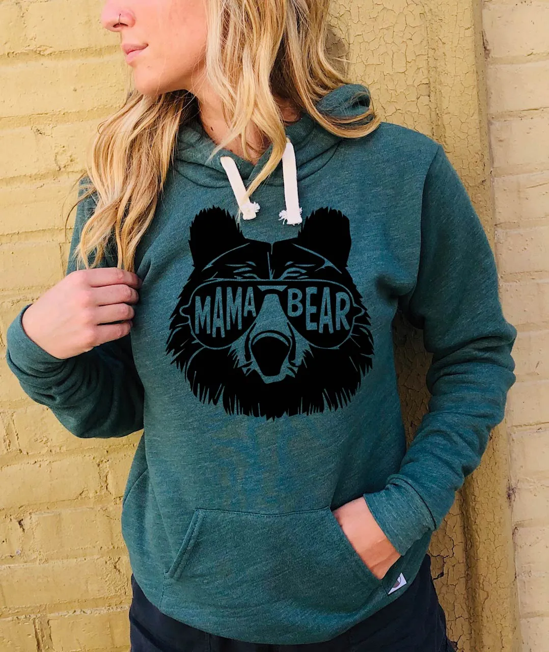 Mama Bear Hoodie | Unisex Triblend Hoodie