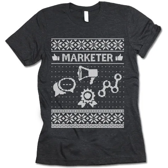 Marketer Christmas T Shirt