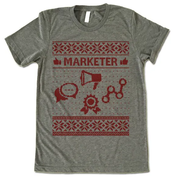 Marketer Christmas T Shirt