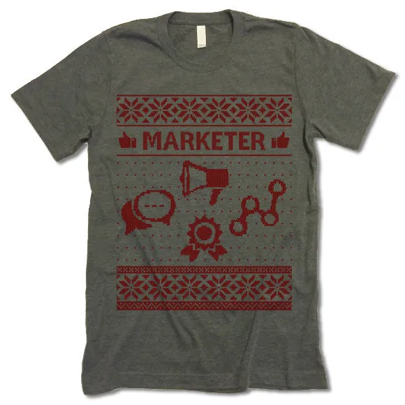 Marketer Christmas T Shirt