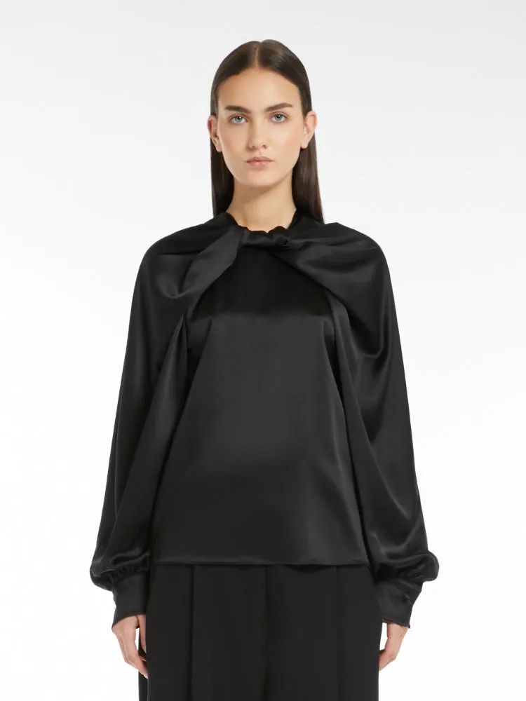MAX MARA Silk Satin Blouse