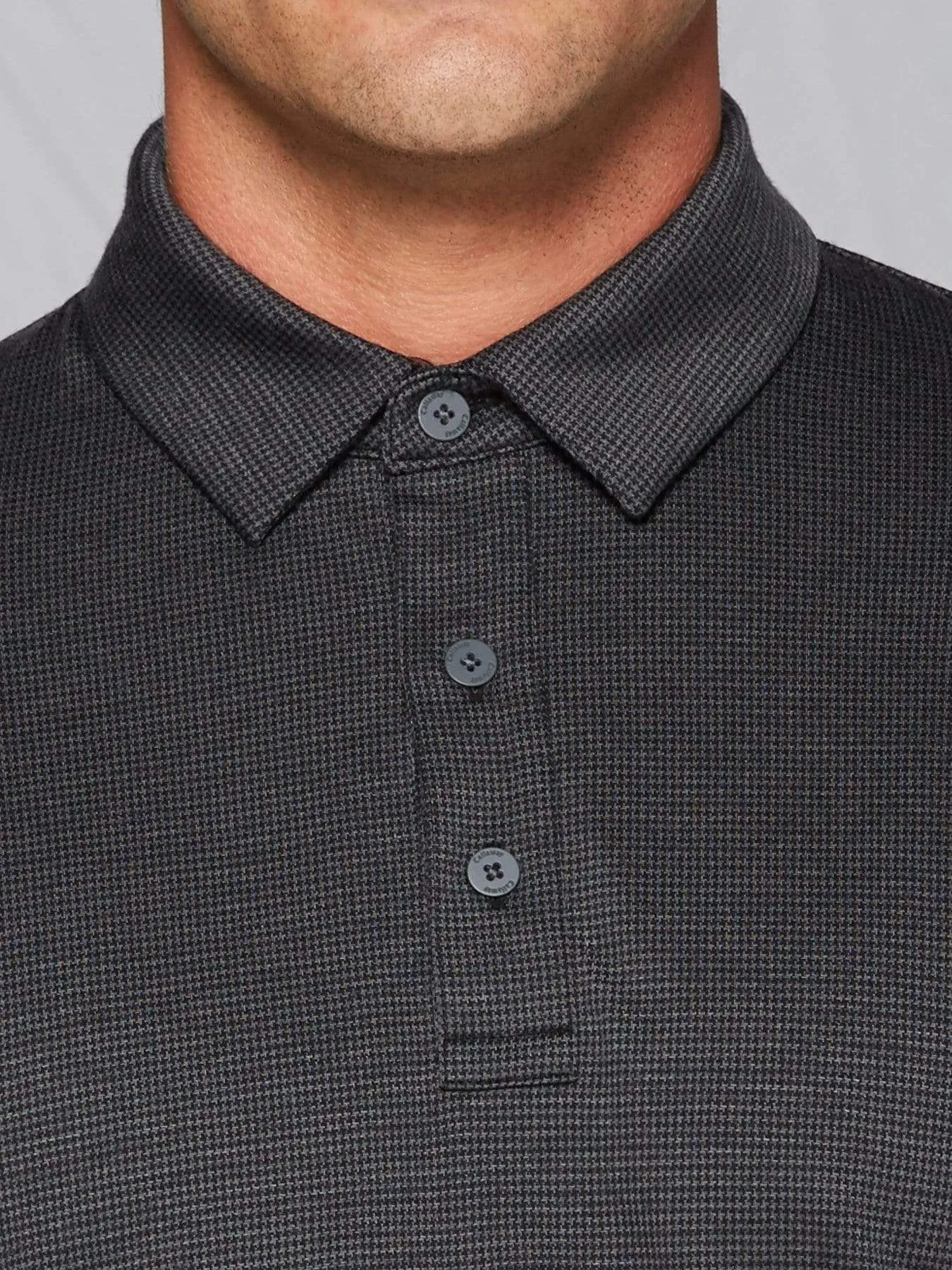 Mens Tour Authentic Wool Jacquard Polo