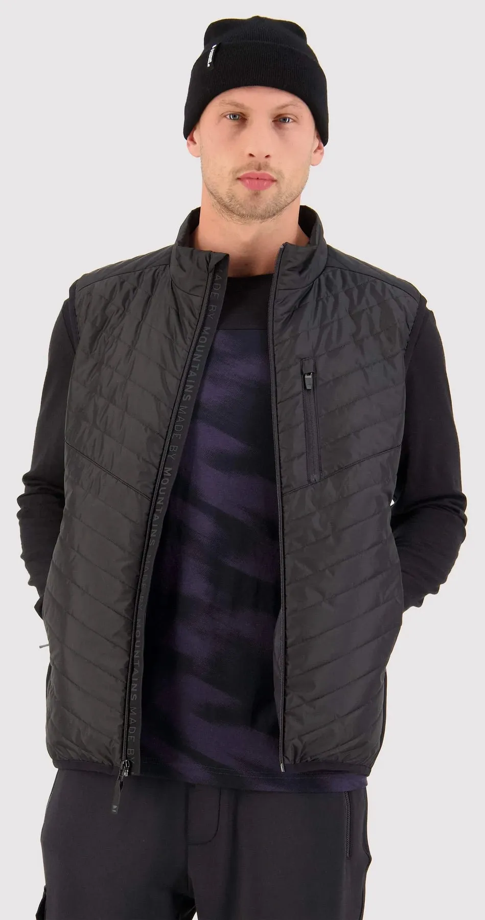 Mons Royale Arete Insulation Vest Mens Black