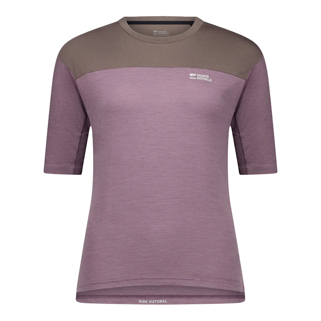 Mons Royale Women's Diversion Merino Bike Jersey Short Sleeve