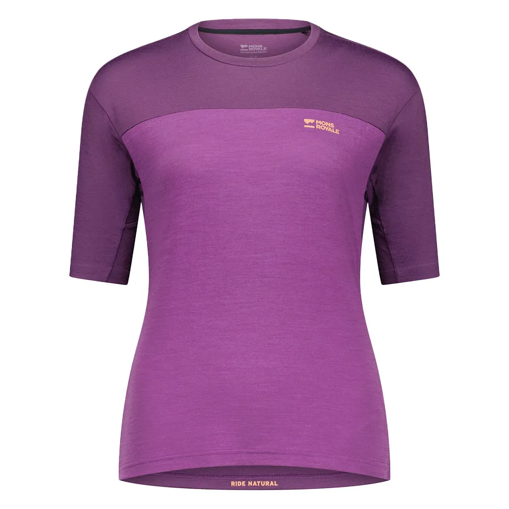 Mons Royale Women's Diversion Merino Bike Jersey Short Sleeve