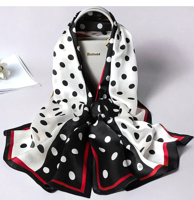 Mulberry Silk Scarf Shawl Wrap for Women Ladies Girls 53x170