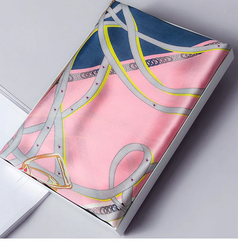 Mulberry Silk Scarf Shawl Wrap for Women Ladies Girls 53x170