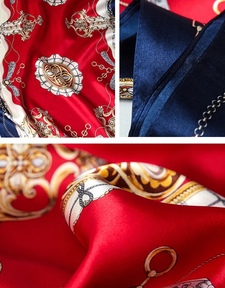 Mulberry Silk Scarf Shawl Wrap for Women Ladies Girls 53x170