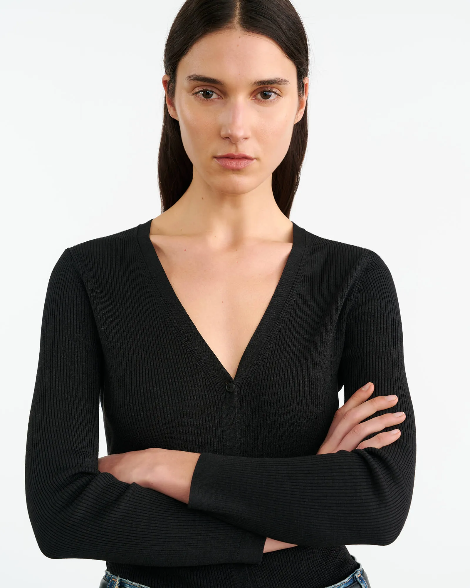 NARI SILK CARDIGAN