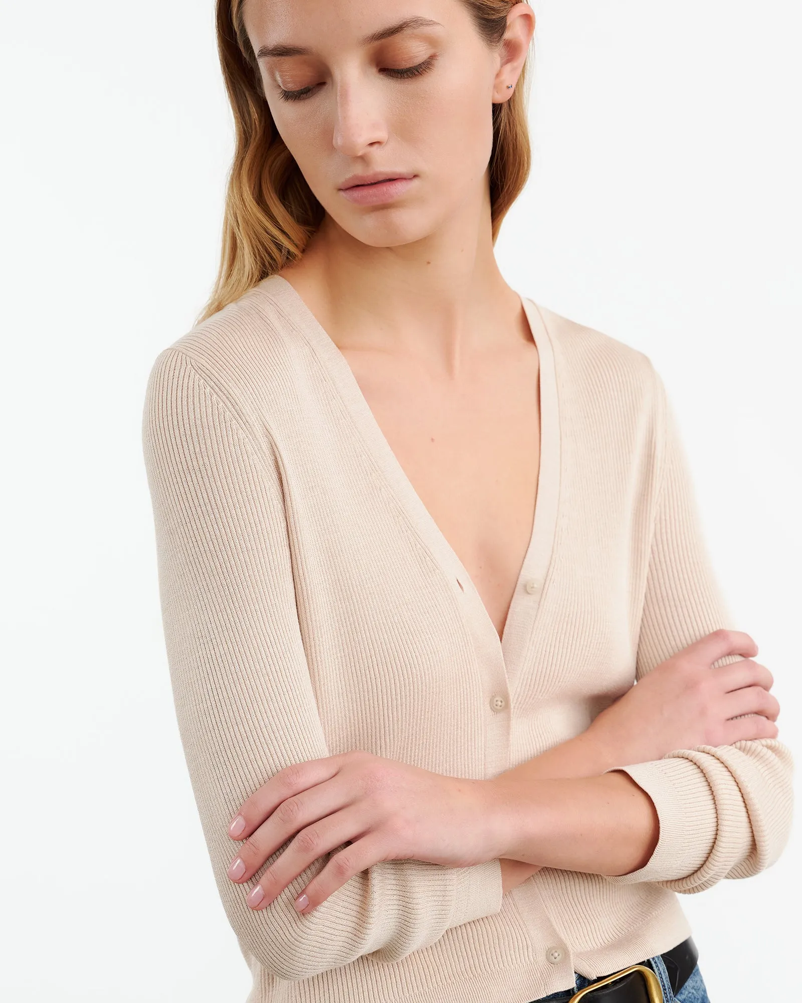 NARI SILK CARDIGAN