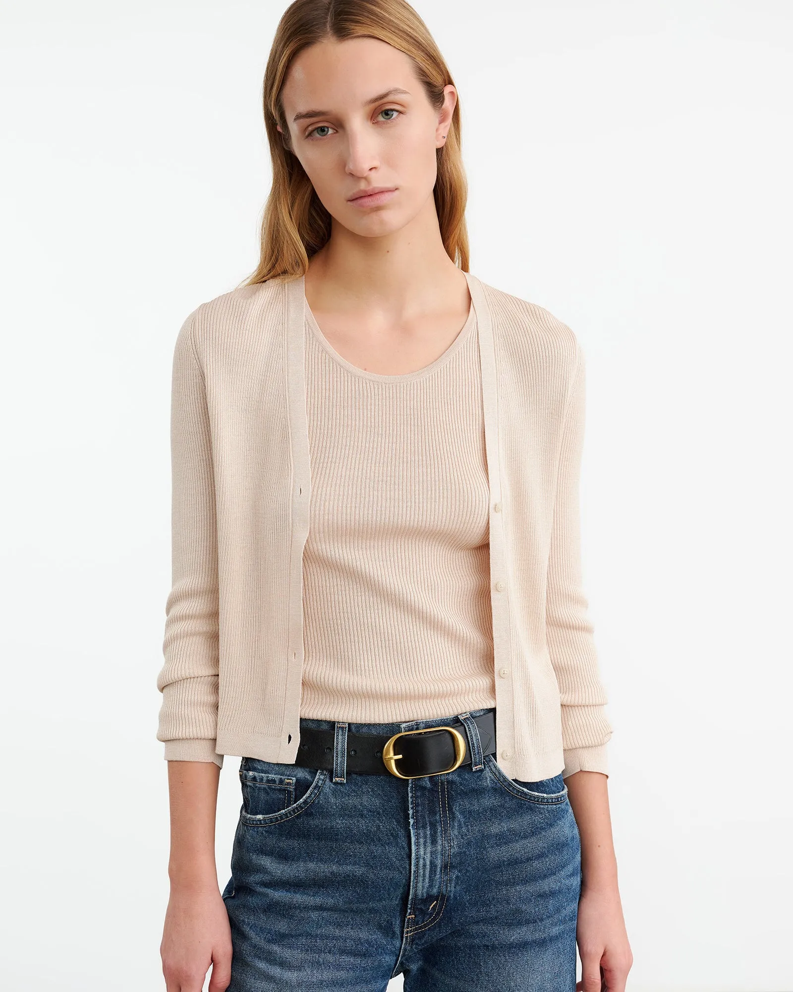 NARI SILK CARDIGAN