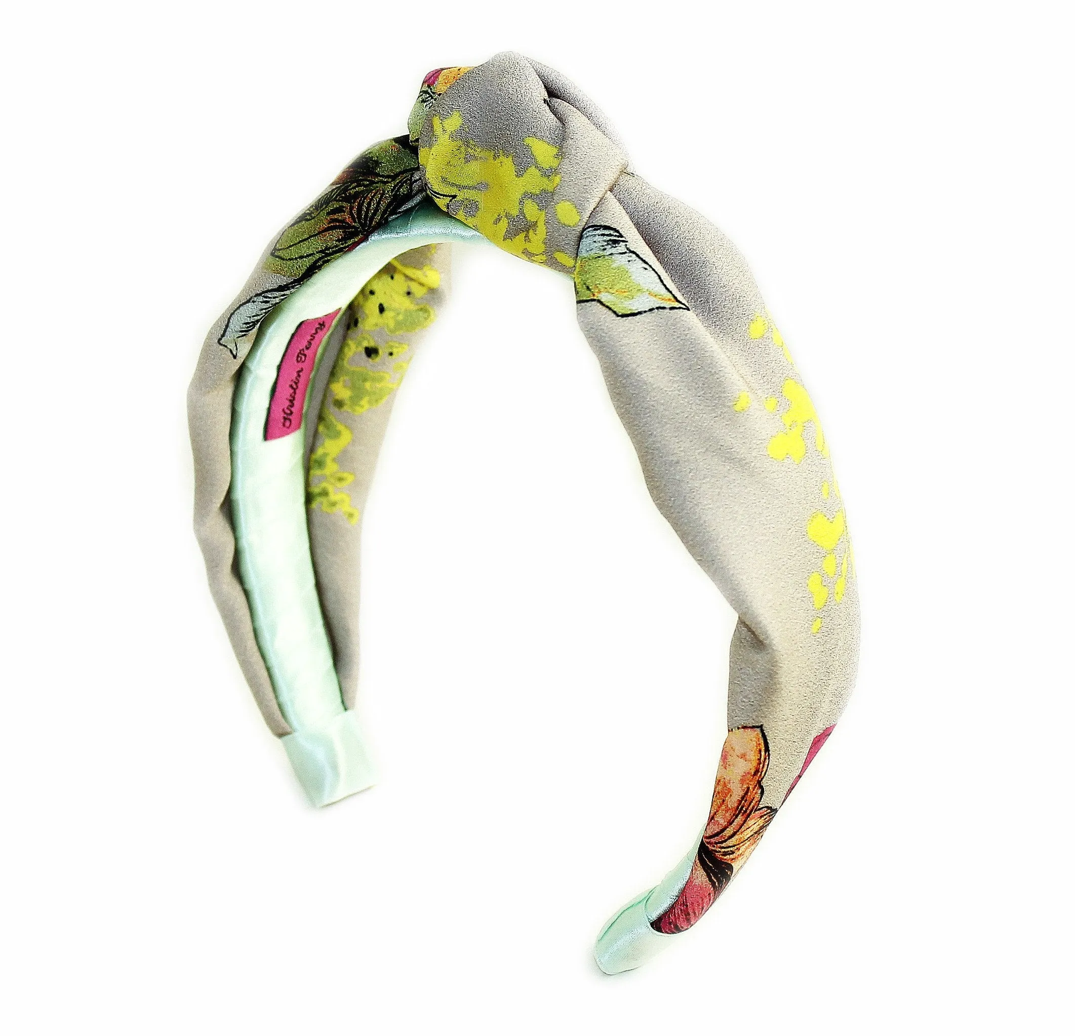 Neon Silk Knot Headband
