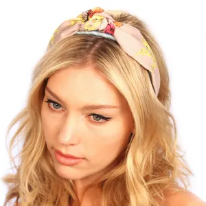 Neon Silk Knot Headband