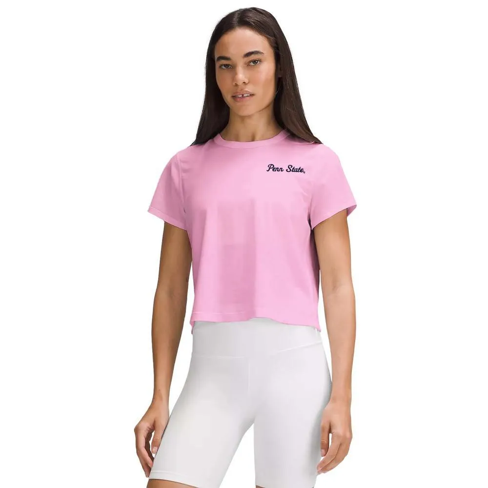 Penn State lululemon Women's Classic Cotton Script Cropped T-Shirt