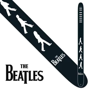 Perri's The Beatles 2.5" Guitar Strap ~ Black and White Abbey Road Walk