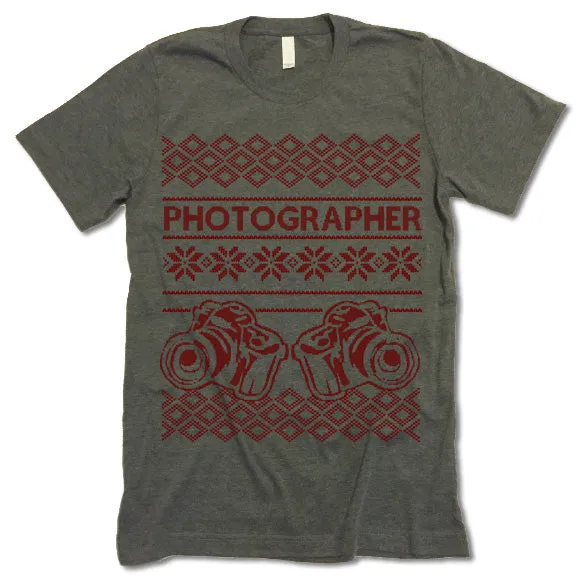 Photographer Christmas T-Shirt