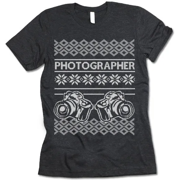 Photographer Christmas T-Shirt