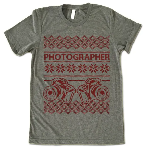 Photographer Christmas T-Shirt