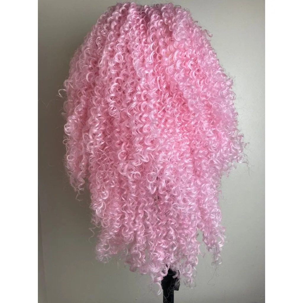 Pinky Kinky Curly Lace Front Wig