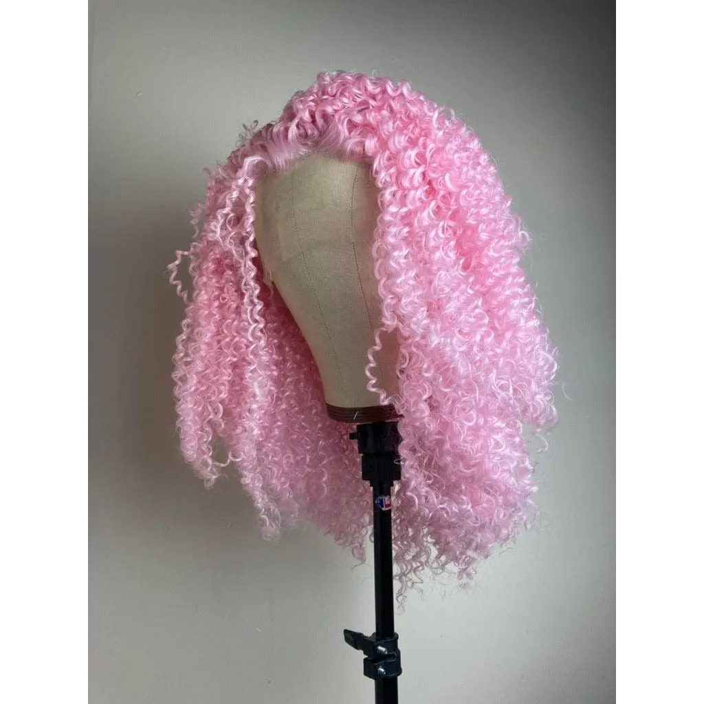 Pinky Kinky Curly Lace Front Wig