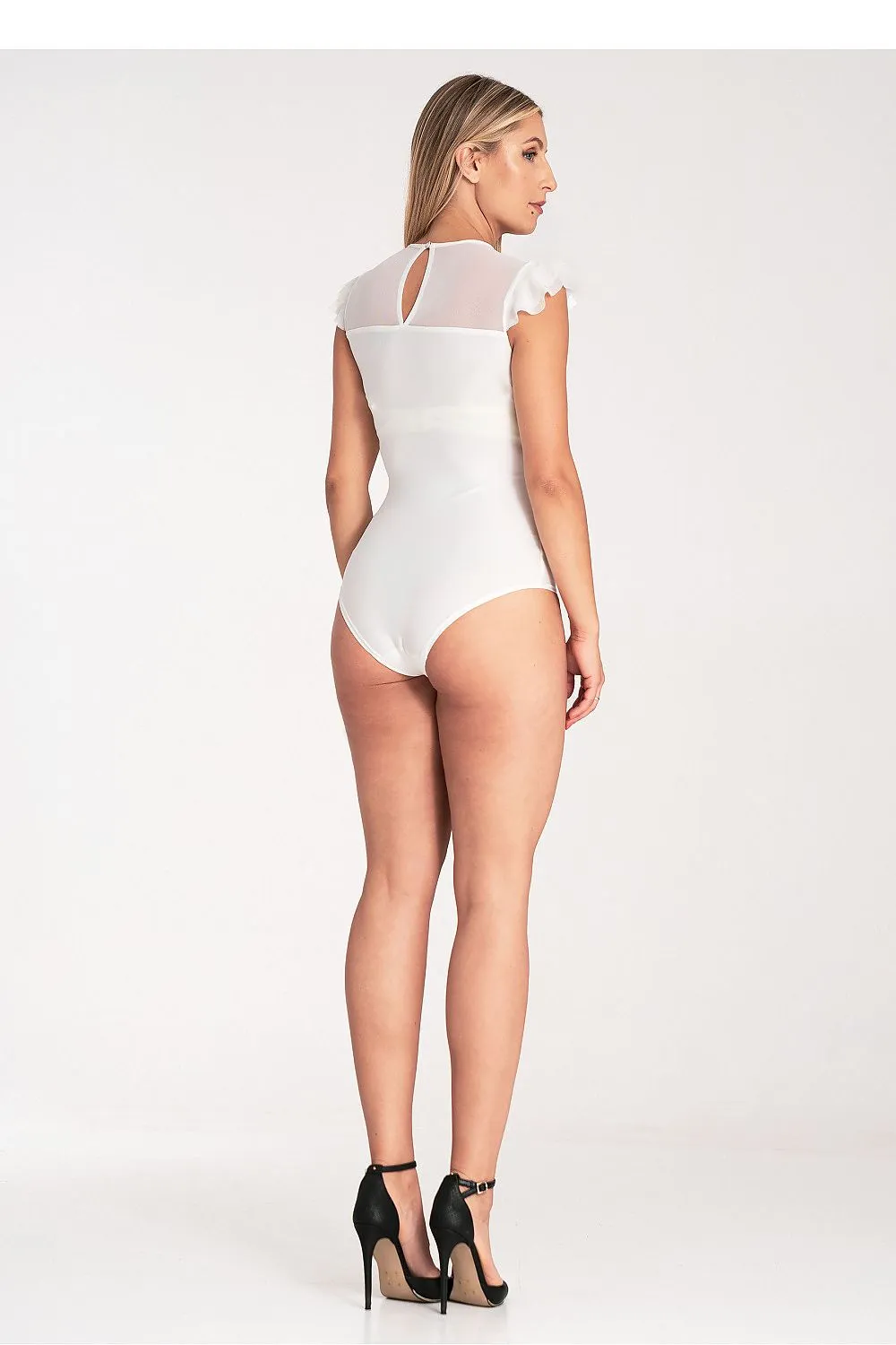 Pure Poise - Cap Sleeve Scoop Neck Bodysuit