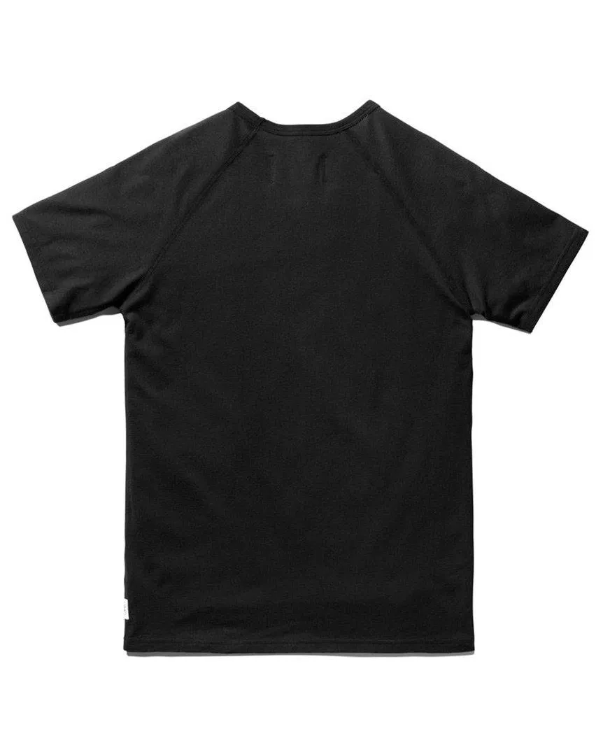 Raglan Mesh T-Shirt Black