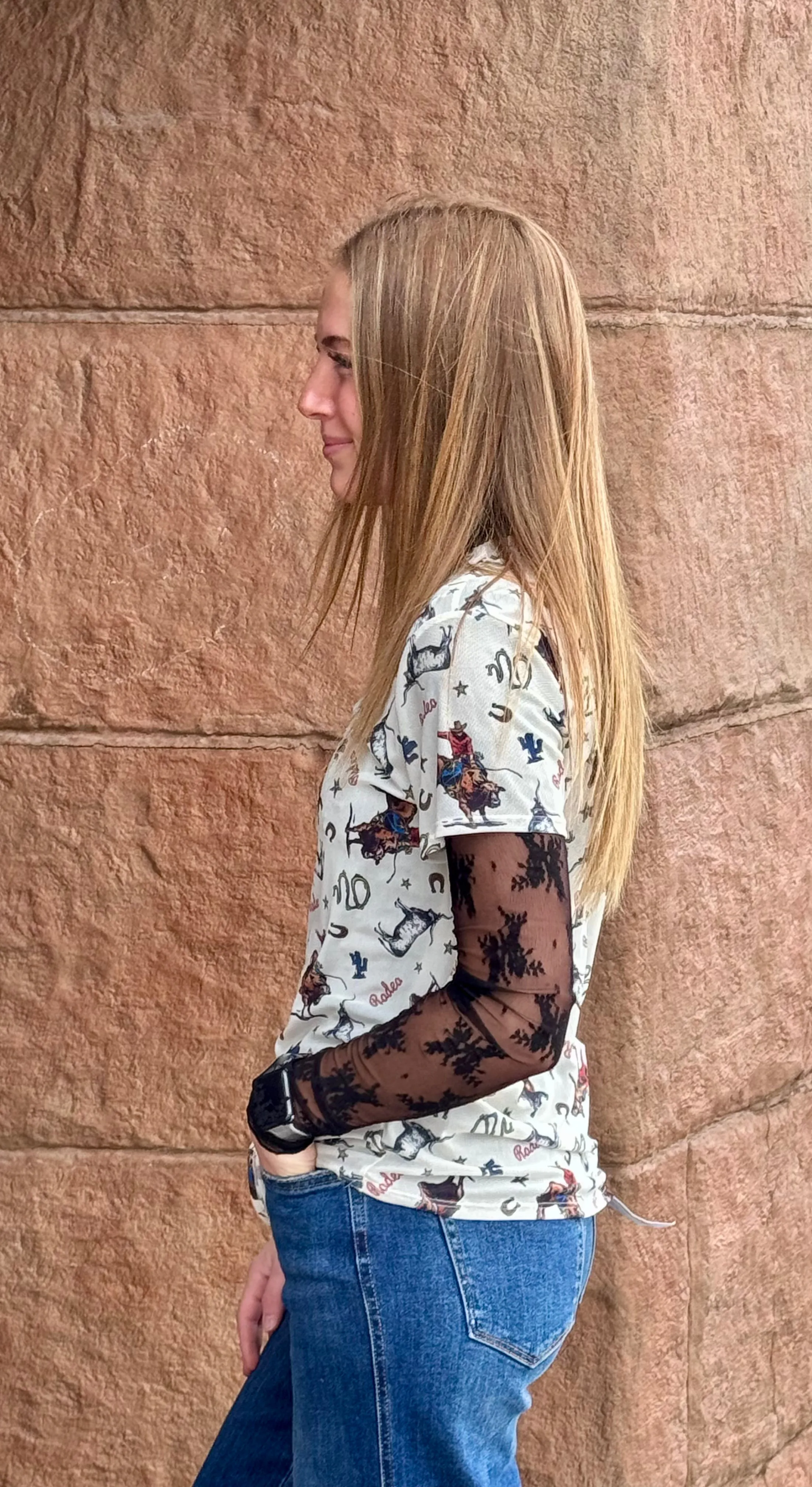 Rodeo Mesh Tee