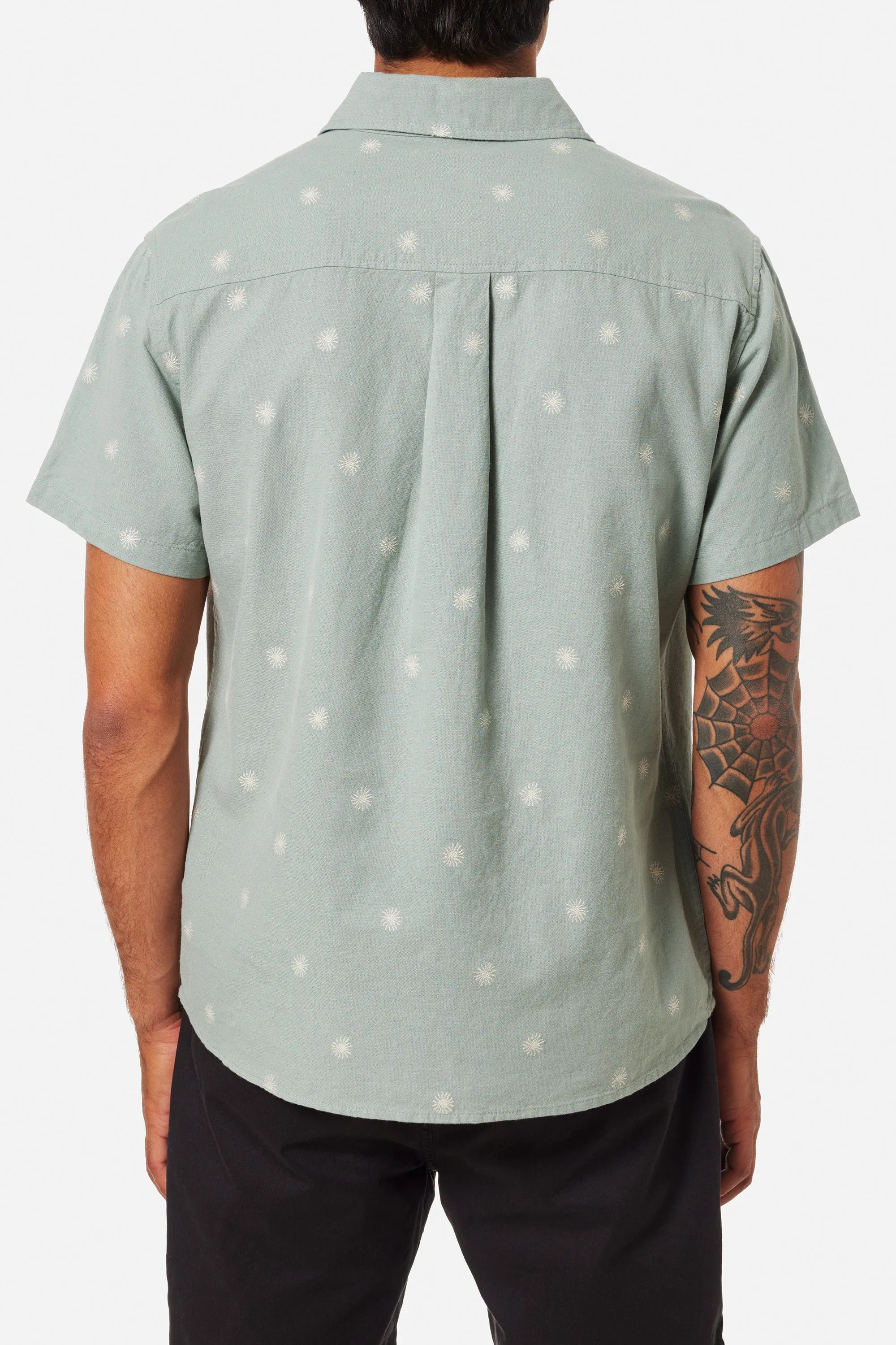 Shine Short Sleeve Button Down Shirt