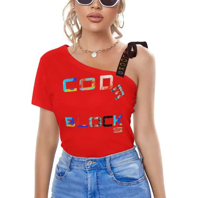 Shoulder Strap Bow Short Sleeve