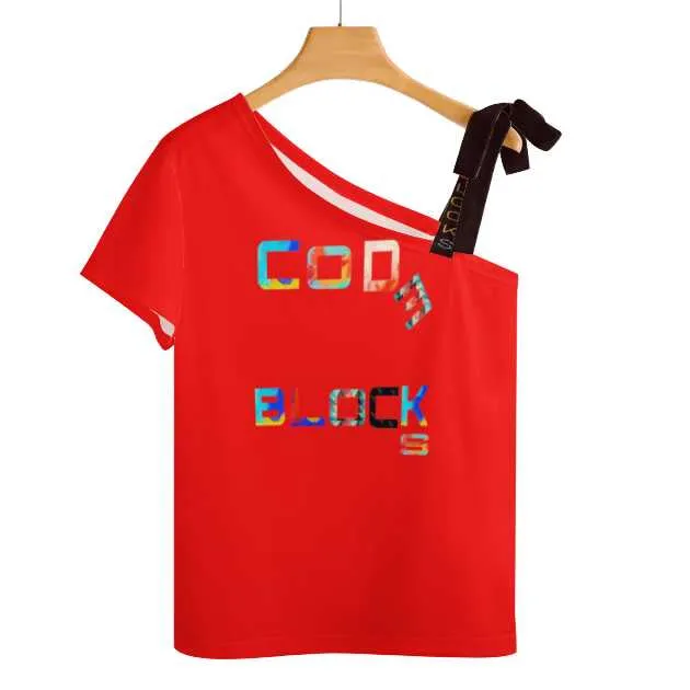 Shoulder Strap Bow Short Sleeve