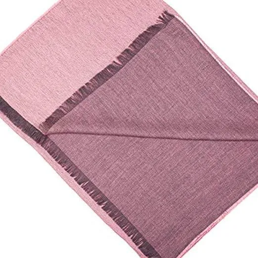 Silk & Alpaca Blend Pink Scarf