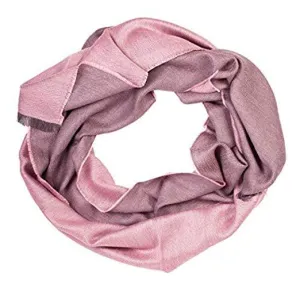 Silk & Alpaca Blend Pink Scarf