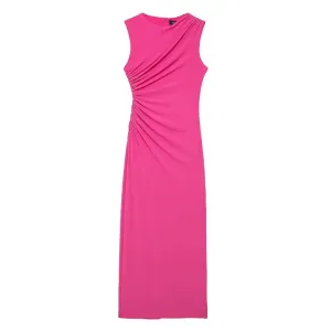 Sleeveless Ruched Midi Sundress
