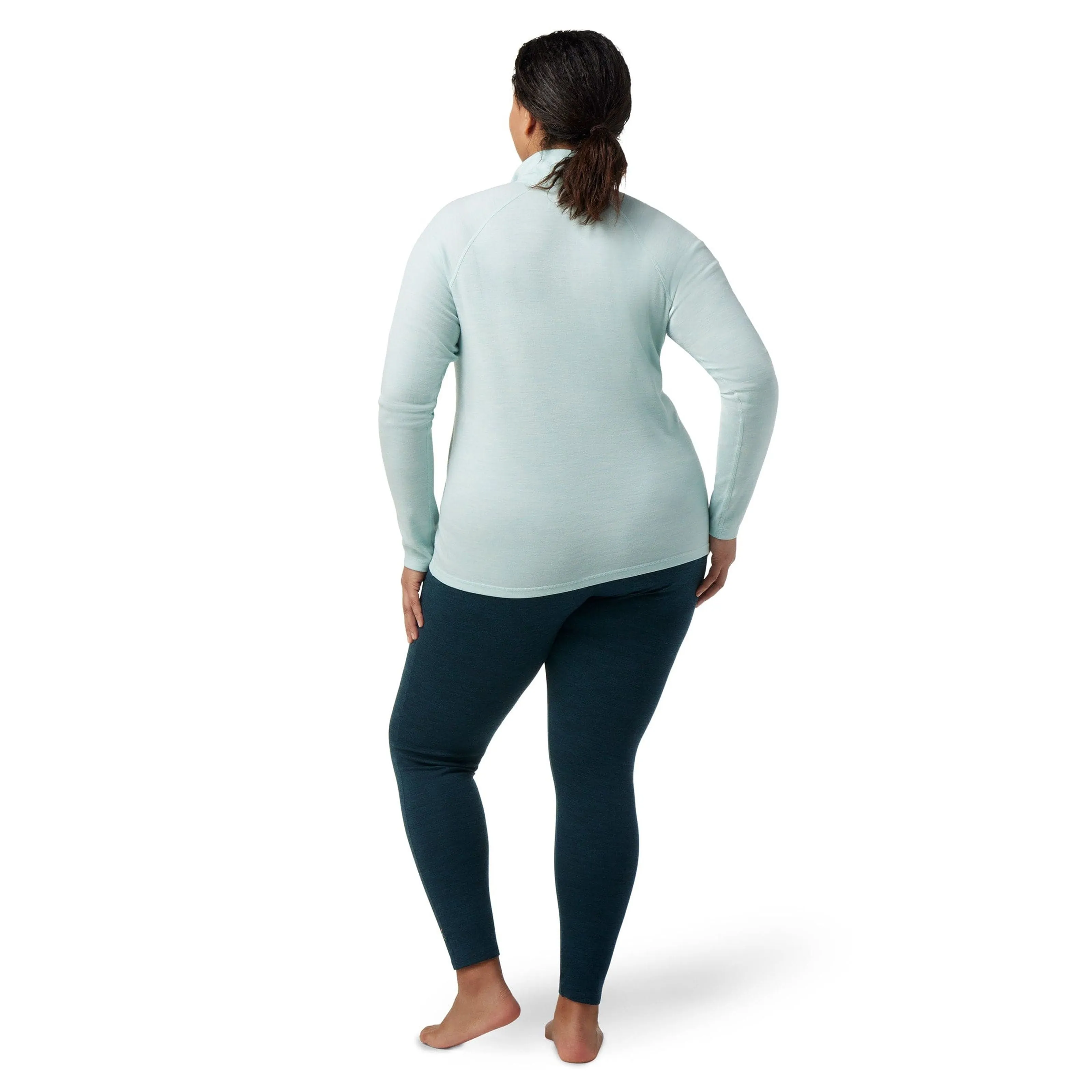Smartwool Womens Classic Thermal Merino Base Layer 1/4 Zip Plus - Clearance