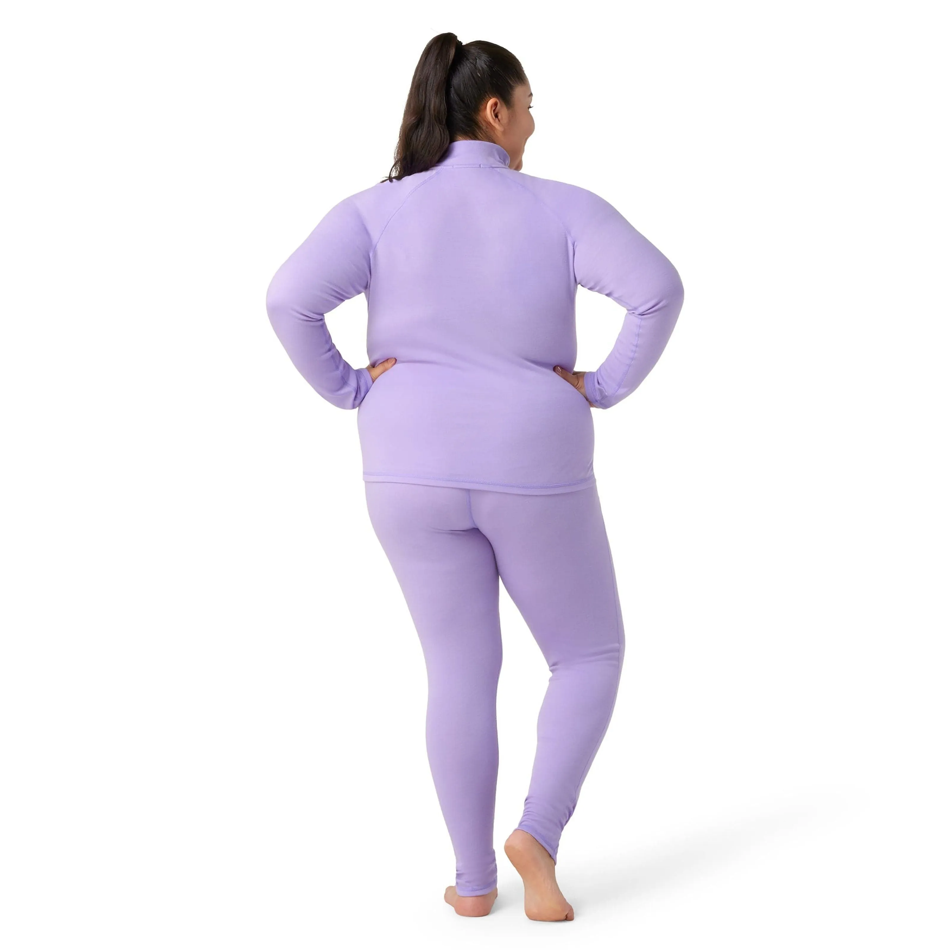 Smartwool Womens Classic Thermal Merino Base Layer 1/4 Zip Plus - Clearance