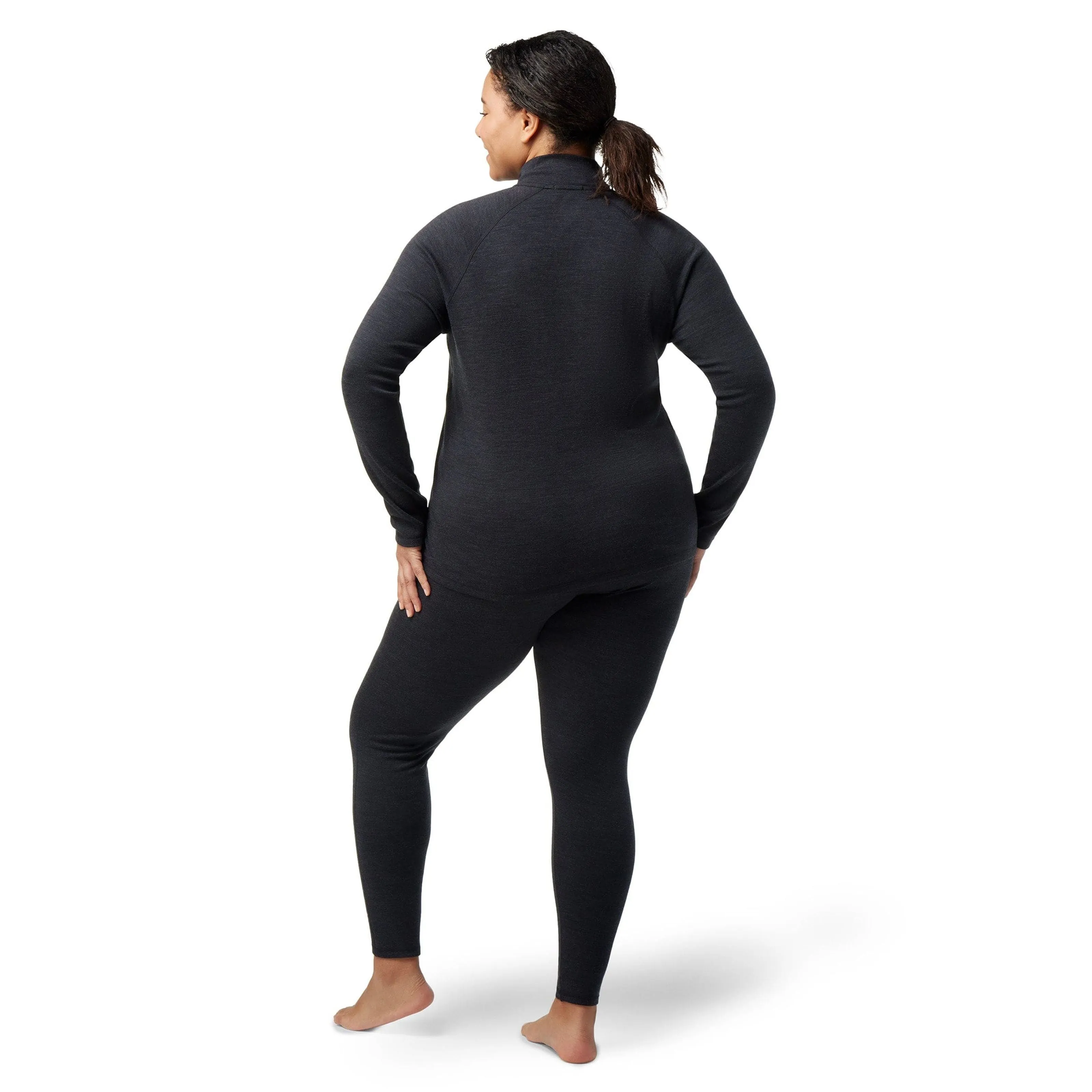 Smartwool Womens Classic Thermal Merino Base Layer 1/4 Zip Plus - Clearance