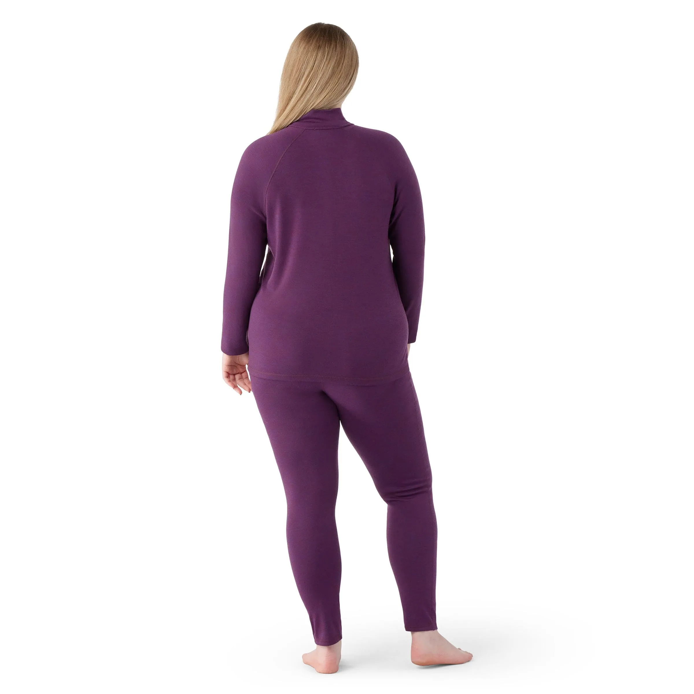Smartwool Womens Classic Thermal Merino Base Layer 1/4 Zip Plus - Clearance